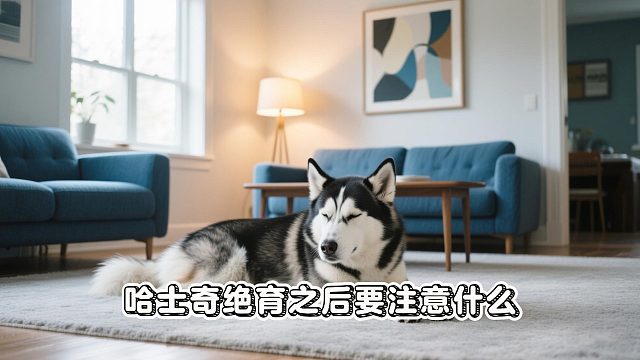 哈士奇绝育之后，要怎么照顾呢