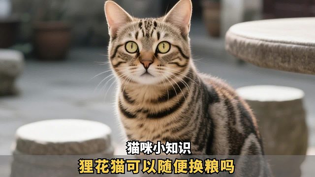 随意给狸花猫换粮，这些隐患早知道