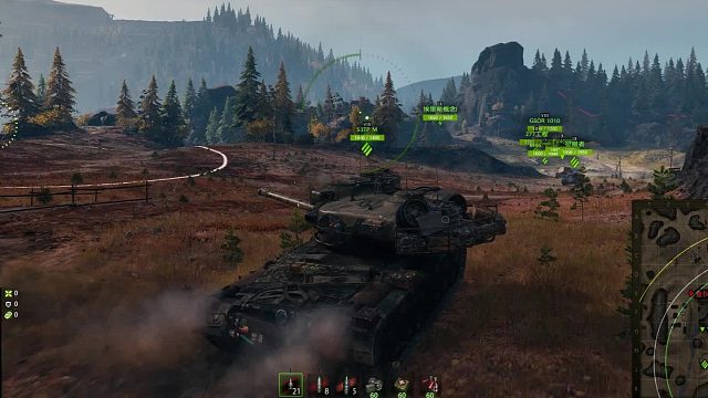 坦克世界  别看穿深只有320这也是一门重炮