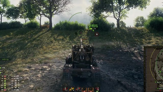 坦克世界 蛐蛐守在崖边总有送货上门的