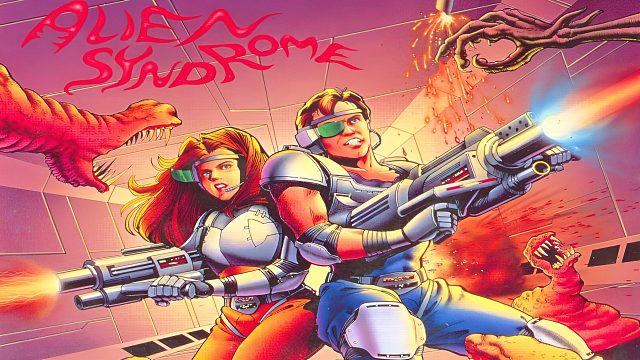 街机游戏异形战士，繁衍人类就靠你们了