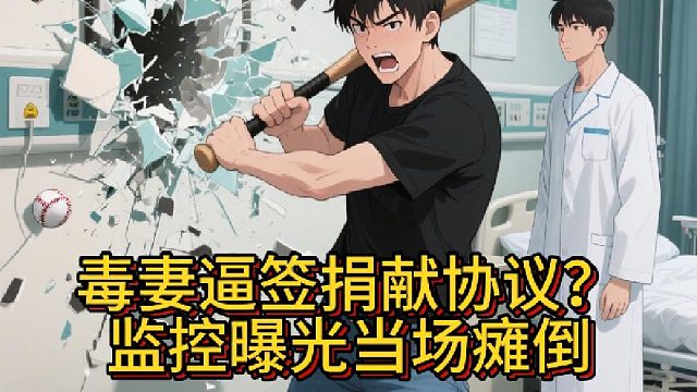 毒妻逼签捐献协议？监控曝光当场瘫倒《莺业放业》2-改编动漫
