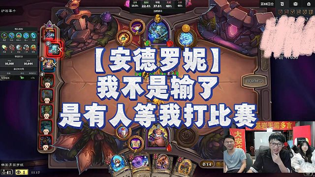 【安德罗妮】我不是输了是有人等我打比赛