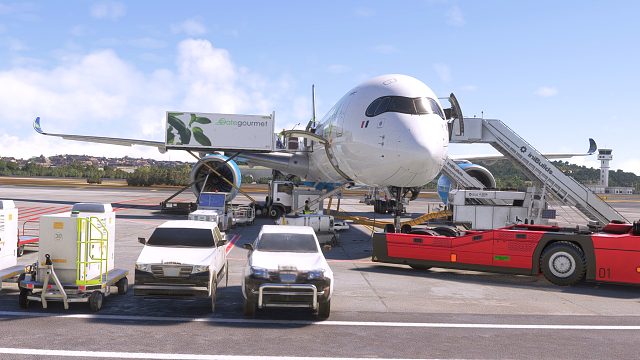 空客A350-1000降落累西腓机场