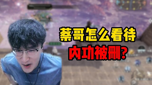 蔡哥怎么看待内功被删？