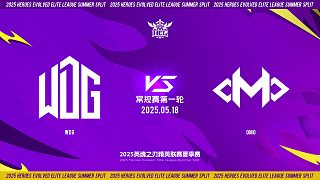 2025HEL精英聯(lián)賽夏季賽｜5月18日 常規(guī)賽第一輪 WDG VS OMO 第二局 英魂之刃