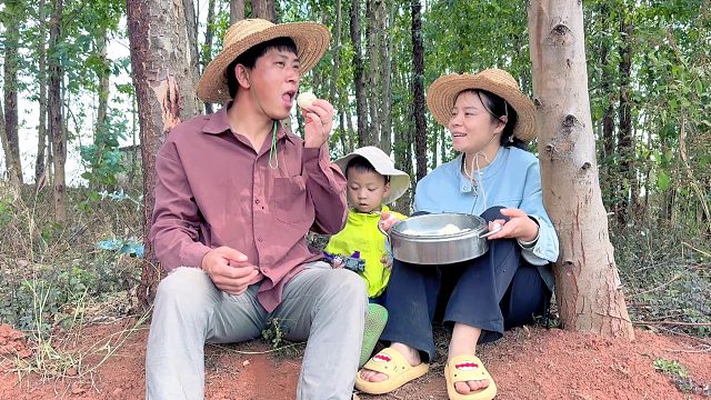 一家人生活在农村，没车贷房贷的压力，自耕自种与世无争