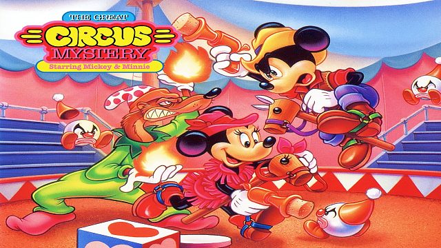 世嘉MD游戏《米老鼠和米妮》，这次是马戏团冒险