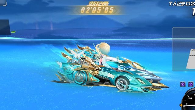 QQ飞车朕哥：有众神之神了选了皮肤幽兰！月底结束很好看