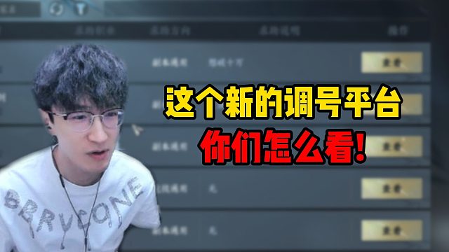这个新的调号平台你们怎么看！