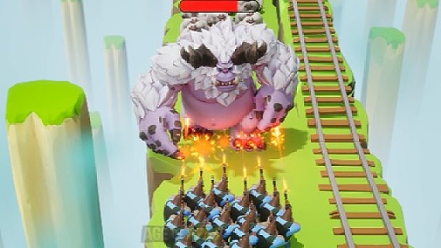 来到矿山阻击变异猿军团