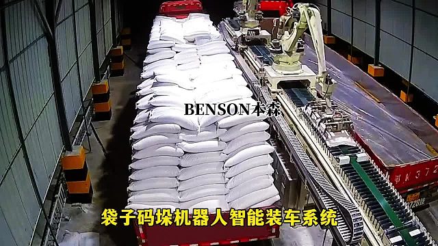 袋子码垛机器人智能装车系统