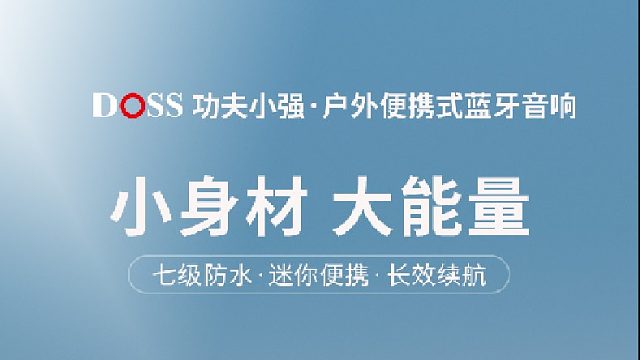 太能抗造了吧! 防水防摔自带登山扣的户外蓝牙音箱