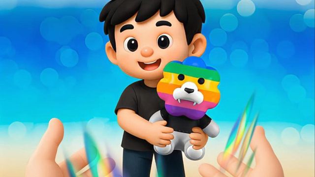 童梦微光：把「希望」设计成礼物，献予心中纯净的微光，「彩虹狮花湾」毛绒玩具