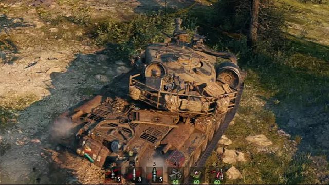 坦克世界 就等着你们打过来呢