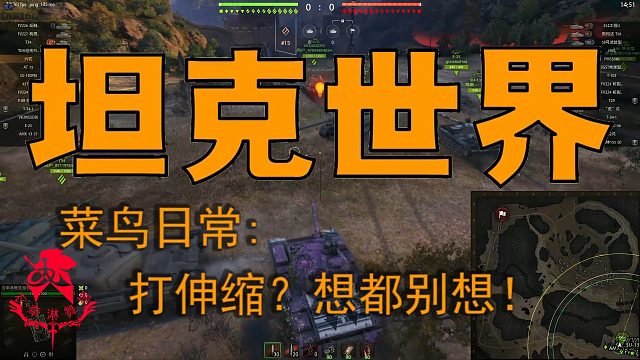 坦克世界—菜鸟日常：打伸缩？想都别想！