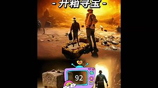 尋寶人巧遇天然寶藏，黃金與寶石齊聚一山。一夜暴富不是夢想