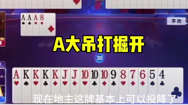 史上最嚣张的地主，A大吊打王炸22的掘开！太狠了