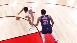 NBA賽場(chǎng)驚現(xiàn)逆天晃人絕技
