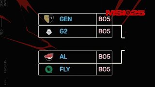 MSI淘汰賽對陣出爐，BLG與T1一個半?yún)^(qū) #faker #blg #T1 #lck