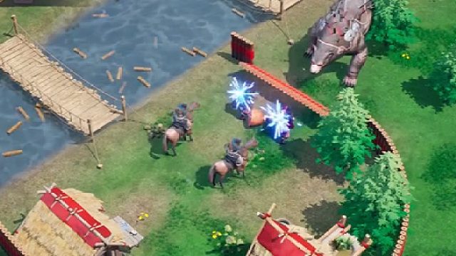 引变异野熊佯攻敌方围栏