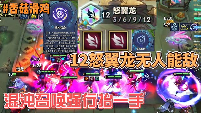 混沌召唤神之一手！12怒翼龙无人能敌！