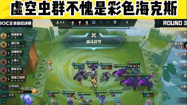 虚空虫群不愧是彩色海克斯