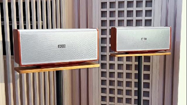 从高音泛音到低音震颤，DOSS魔砖全景声音响精准还原不打折