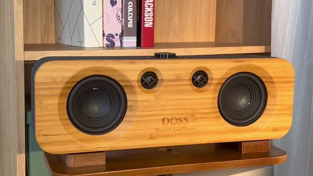好音质，天生“撩”而不自知，DOSS原木居家蓝牙音箱