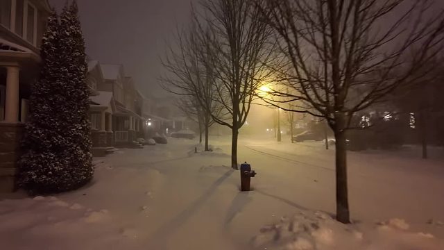 【4K】风雪夜未央，夜景多寒霜