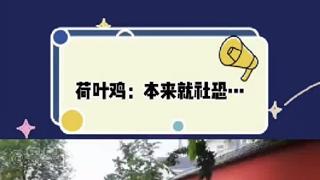 到门口，大力敲门“嘿，荷叶鸡，你的外卖到了”