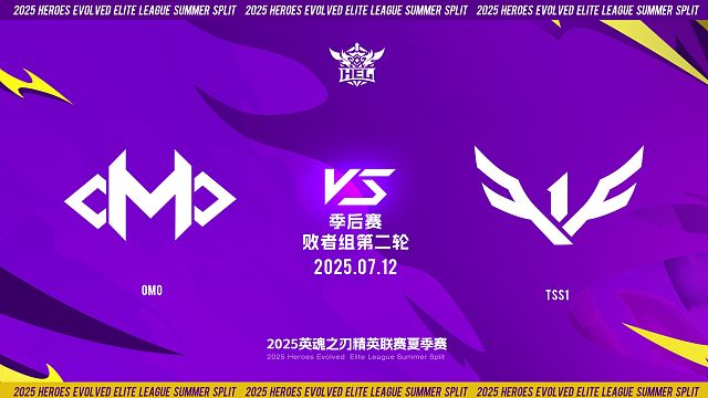 2025HEL精英联赛夏季赛｜7月12日 败者组第二轮 OMO VS TSS1  第三局 英魂之刃