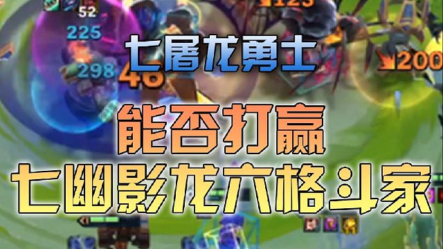 七屠龙勇士能否打赢七幽影龙六格斗家