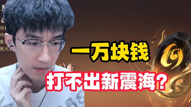 一万块钱打不出新震海？
