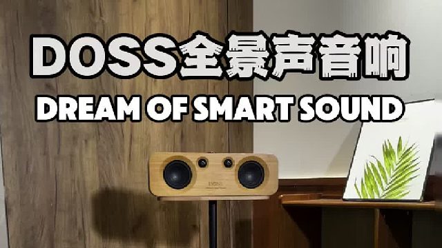 闭上眼，仿佛置身音乐会现场，DOSS全景声音响
