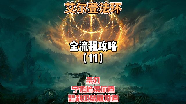 《艾尔登法环》保姆级新手全流程剧情攻略11：被宝箱绑架到盖利德？毒刃隐身怪×坑道山妖×传送陷阱，