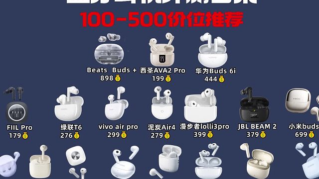 百元蓝牙耳机评测合集推荐，2025选购指南曝光