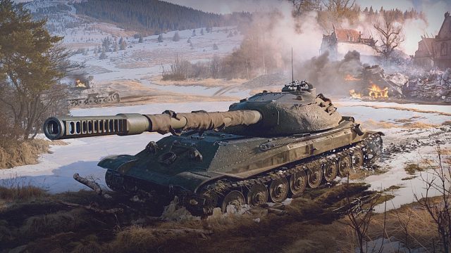 坦克世界  直接带队往前推