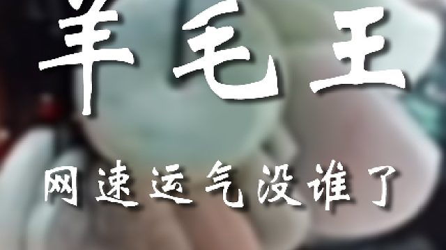 你是真正的羊毛王啊