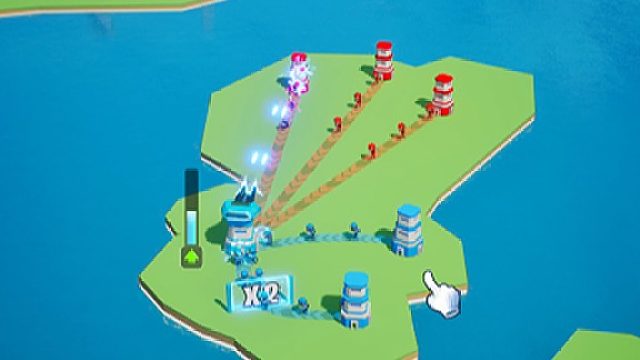 装填升级漂流炮塔进行轰炸