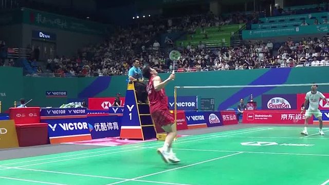高光时刻 | 李诗沣vs拉克什亚 2025中国羽毛球公开赛