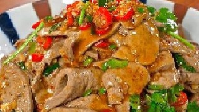 你不知道猪肝该可以凉拌 比炒的好吃多了