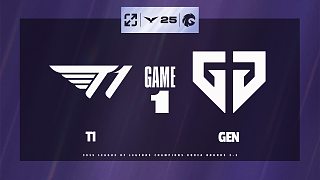 [LCK]【T1 vs GEN】第一局速看丨2025LCK第三輪丨20250725