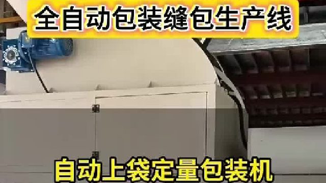 全自动包装缝包生产线自动上袋定量包装机