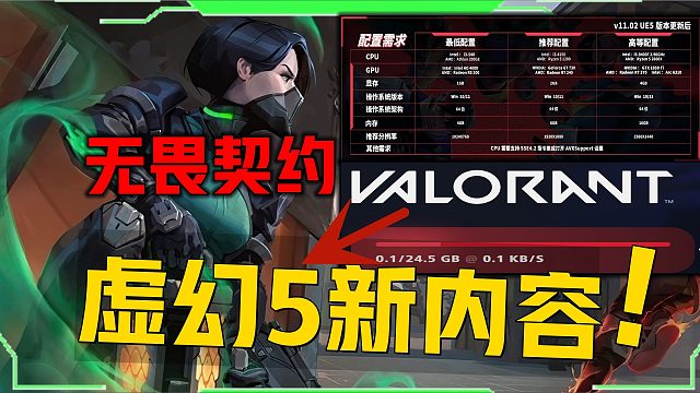 《无畏契约虚幻5上线配置爆料》可提前更新国际服入坑 游戏全新虚幻5引擎国服/国际服时间版本都有哪些画