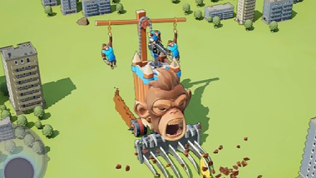 掠食城堡夺蕉升级战车