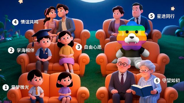 选一个故事，抱一个玩具，把「希望」留在梦的起点，彩虹狮花湾毛绒玩具的「睡前故事」