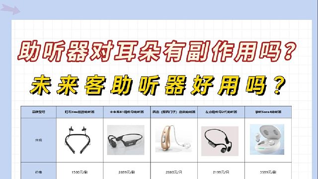 助听器对耳朵有副作用吗？未来客助听器好用吗？