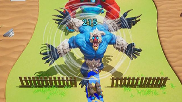 清理沙土夺取资源养猿战斗