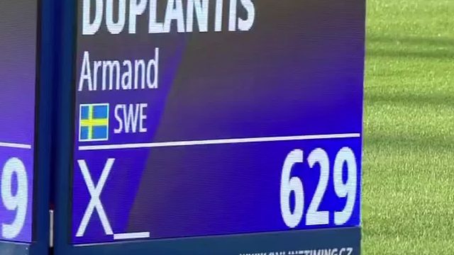 又提升了1厘米！杜普兰蒂斯第13次打破撑竿跳高世界纪录